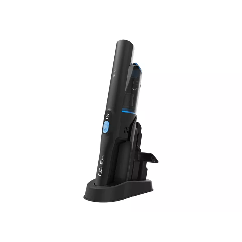 Cecotec Conga Rockstar Micro+ Animal Bezvadu Rokas Putekļsūcējs, 200 W, 16,8 V, 40 min Darbības Laiks, Melns