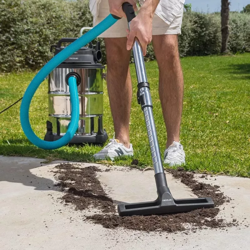 Cecotec Conga Rockstar Wet & Dry Steel Max Pro vadu putekļsūcējs 1600 W 220-240 V Sudrabs/Melns