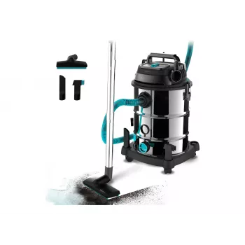Cecotec Conga Rockstar Wet & Dry Steel Max Pro vadu putekļsūcējs 1600 W 220-240 V Sudrabs/Melns