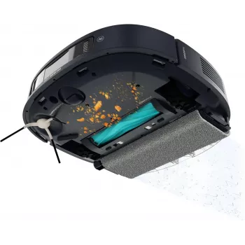 Cecotec Conga Z100 robotizētais putekļsūcējs, slapjā un sausā tīrīšana, 20000 Pa, 320 min darbības laiks, 5200 mAh, 3 L putekļu tvertne, melns