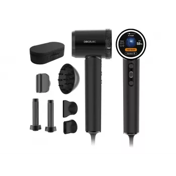 Cecotec Fēns DryGlam Waves i-Sensor Pro 1600 W Melns Difuzora Sprausla