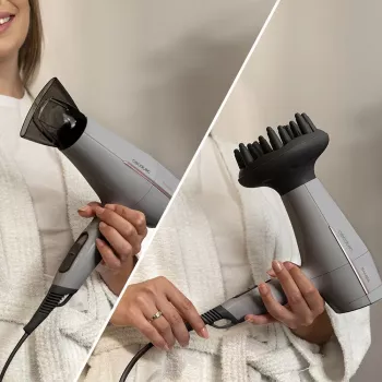 Cecotec IoniCare Power&Go Heaven 2000 W jonu matu žāvētājs ar difuzoru, pelēks