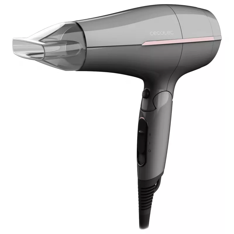 Cecotec IoniCare Power&Go Heaven 2000 W jonu matu žāvētājs ar difuzoru, pelēks