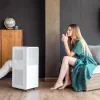 Cecotec Pārnēsājamais gaisa kondicionieris ForceClima 7550 Style Connected, 7000 BTU/h, Balts, Wi-Fi, Tālvadības pults