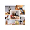 Cecotec Power TitanBlack 1200 XL PerfectCream&Crush rokas blenderis, 1200 W, nerūsējošais tērauds/melns