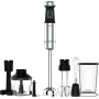 Cecotec Power TitanBlack 1200 XL PerfectCream&Crush rokas blenderis, 1200 W, nerūsējošais tērauds/melns