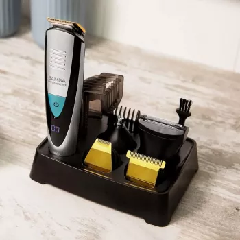 Cecotec PrecisionCare Pro 5-in-1 Cordless Wet & Dry Trimmer, 13 Length Steps, Black/Silver