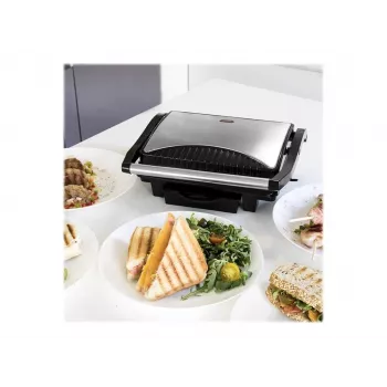 Cecotec Rock'nGrill 1000 Elektriskais grils 1000 W Melns/Nerūsējošais tērauds
