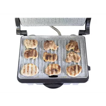 Cecotec Rock'nGrill 1000 Elektriskais grils 1000 W Melns/Nerūsējošais tērauds