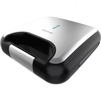 CECOTEC Rock'nToast Classic+ Sviestmaižu gatavotājs (nerūsējošais tērauds/melns, 800 W, 2 personām)