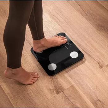 Cecotec Surface Precision viedie vannas istabas svari 180 kg melni
