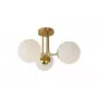 Griestu lampa RAILE 3XE27 Zelts