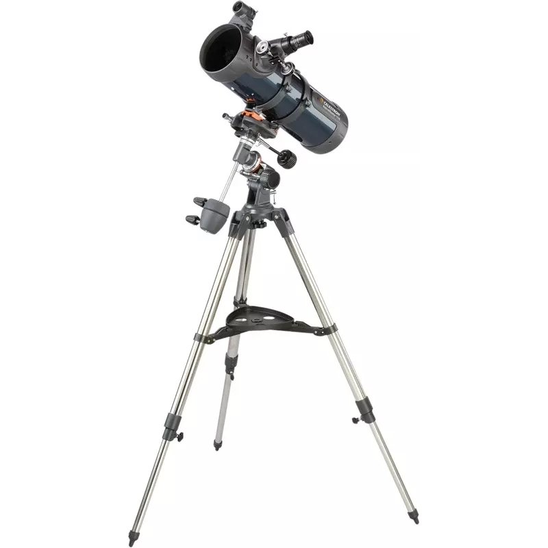 Celestron Astromaster 130EQ Reflektora teleskops 33x Melns, Zils, Pelēks
