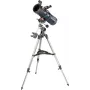 Celestron Astromaster 130EQ Reflektora teleskops 33x Melns, Zils, Pelēks