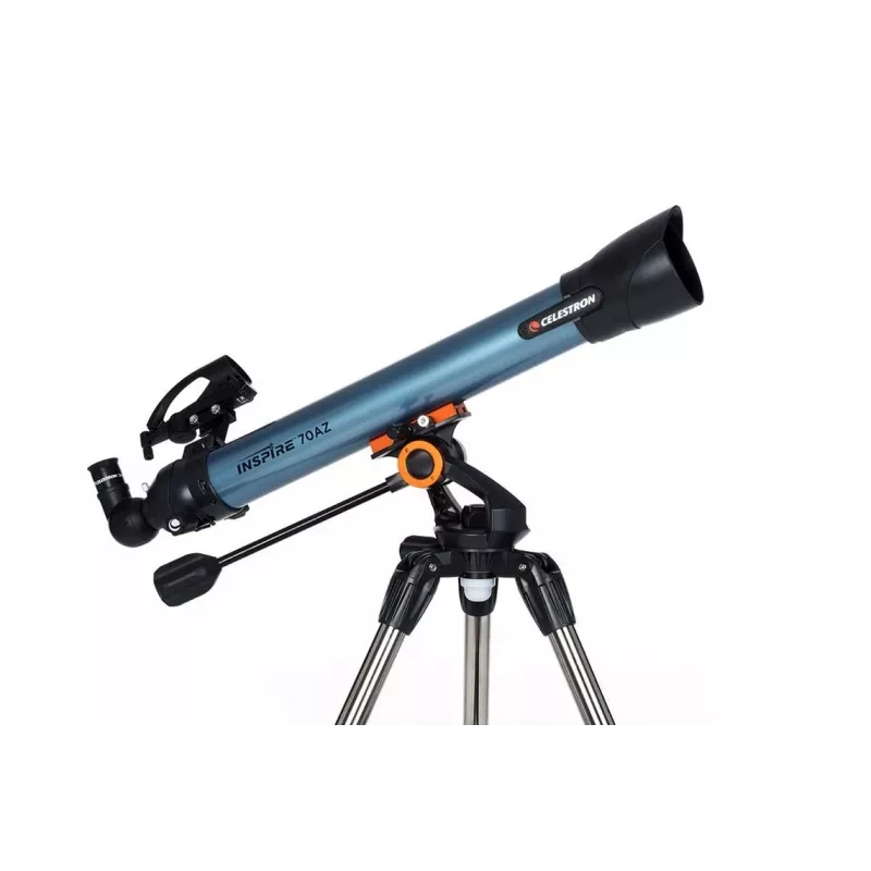 Celestron Inspire 70AZ Refraktora Teleskops 35x Palielinājums Melns, Zils