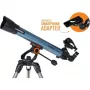 Celestron Inspire 70AZ Refraktora Teleskops 35x Palielinājums Melns, Zils