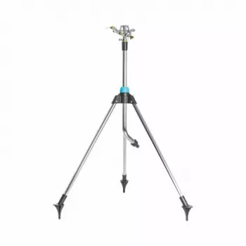 CELLFAST Pulse Sprinkler uz statīva ar regulējamu apūdeņošanas sektoru 20°-360°, pārklājums līdz 450 m², augstums 55-90 cm, 3/4 inch savienojums, misiņa sprausla