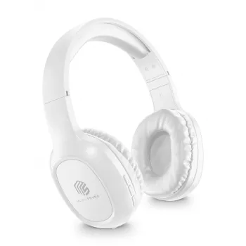 Cellularline Music & Sound Bluetooth Headphone BASIC White - On-Ear Wireless Headphones with Microphone