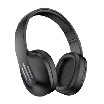 Celly FLOWBEAT Over-Ear austiņas ar mikrofonu - Melna