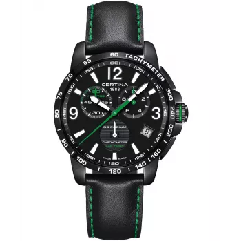 CERTINA DS Action Diver Automātiskais 42mm Melns Ciparnīca Rožu Zelts PVD Tērauds & Ādas Pulkstenis C034453360570