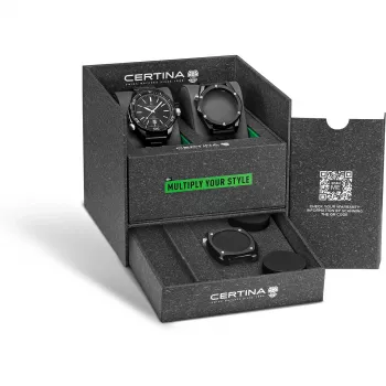 CERTINA DS Action Diver Automātiskais 43mm Melns Ciparnīca NATO Siksniņa Vīriešu Pulkstenis C041407390510