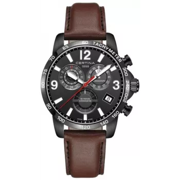 CERTINA DS Action Diver Automātiskais vīriešu pulkstenis 42mm Rožu zelts PVD Brūna ādas siksna C034654360570