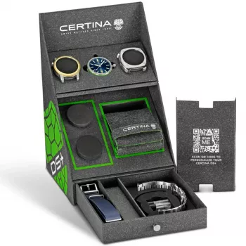 CERTINA DS Action Diver Automātiskais vīriešu pulkstenis 43mm zils ciparnīca nerūsējošā tērauda Milānas sieta aproce C041407190410