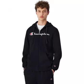 Champion vīriešu pilna rāvējslēdzēja kapuce melna 220255 KK001 S