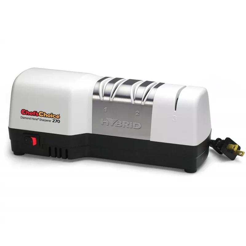 Chef'sChoice Hybrid Diamond Hone 270 Electric Knife Sharpener Black/White
