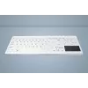 CHERRY Active Key MedicalKey AK-C7412 Vadu USB tastatūra Vācu QWERTZ izkārtojums Balta Dezinficējama IP68