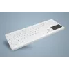 CHERRY Active Key MedicalKey AK-C7412 Vadu USB tastatūra Vācu QWERTZ izkārtojums Balta Dezinficējama IP68
