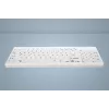 CHERRY Contour Active Key QuickClean AK-C7012 vadu tastatūra, melna, QWERTY, USB, CHERRY SX šķērveida tehnoloģija, 105 taustiņi, plāns dizains, dezinficējama virsma
