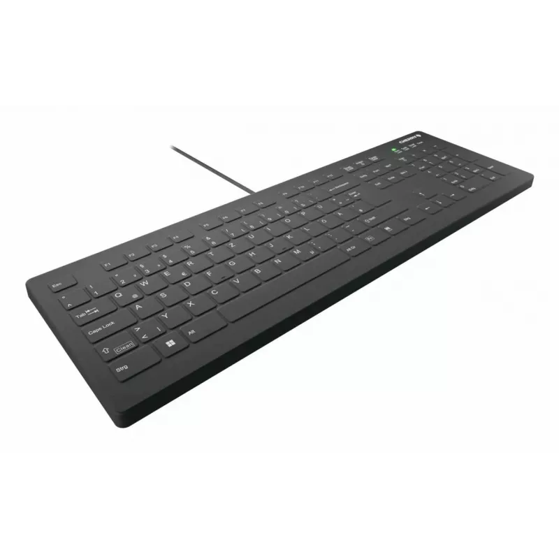 CHERRY Contour Design Active Key AK-C8112 pilna izmēra vadu USB tastatūra, šķērsslēdzis, QWERTZ izkārtojums, melna