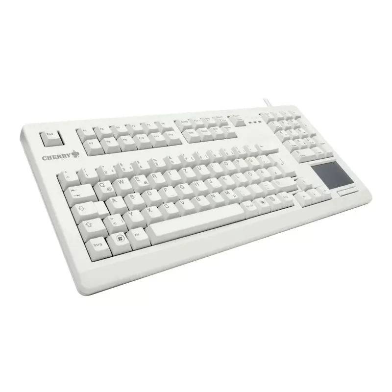 CHERRY G80-11900LUMES-0 TouchBoard kompakta tastatūra ar integrētu skārienpaliktni, USB, melna