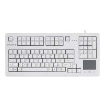 CHERRY G80-11900LUMES-0 TouchBoard kompakta tastatūra ar integrētu skārienpaliktni, USB, melna