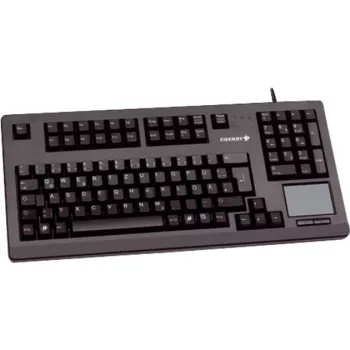 CHERRY MX11900 TouchBoard kompakta mehāniskā tastatūra ar trackball, USB, US QWERTY, melna