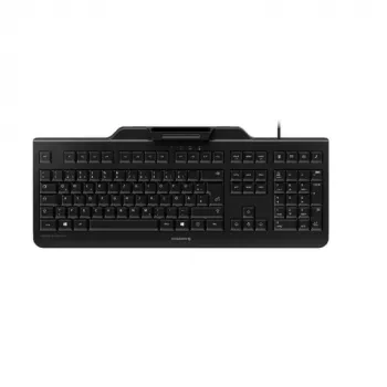 Cherry SECURE BOARD 1.0 vadu tastatūra ar NFC lasītāju, UK izkārtojums, melna