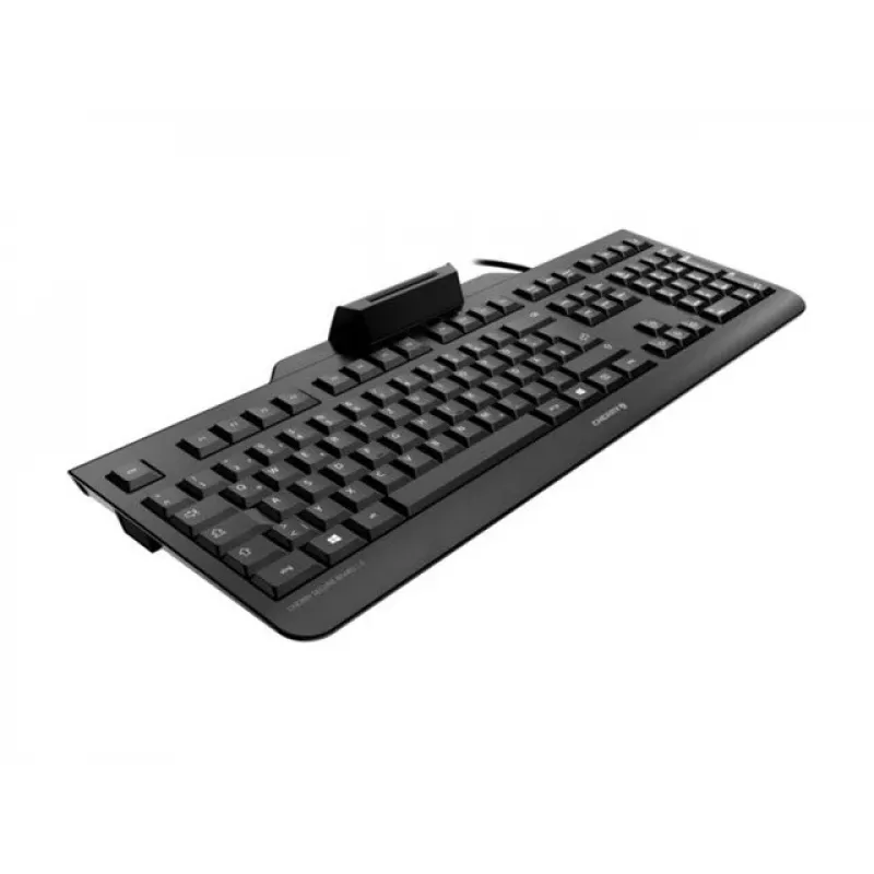 Cherry SECURE BOARD 1.0 vadu tastatūra ar NFC lasītāju, UK izkārtojums, melna