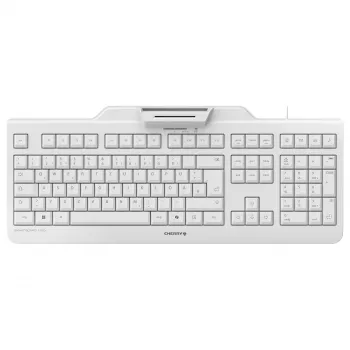 CHERRY Smart Board 1150 KB RSFlat vadu mehāniskā tastatūra ar MSR, USB, pilna izmēra, balta (QWERTZ)