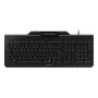 CHERRY Smart Board 1150 mehāniskā klaviatūra ar viedkartes lasītāju, franču AZERTY, melna, vadu USB