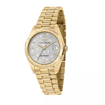 Chiara Ferragni Sieviešu Pulkstenis R1953100512 32 mm Rozā Ciparnīca Sudraba Milānas Ķēdes Rokassprādze