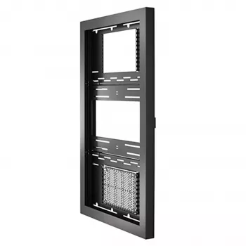 Chief LW Series Impact On-Wall Kiosk - Portrait - Enclosure - for LCD Display - Lockable - Black - Screen Size: 55 inch (139.7 cm)