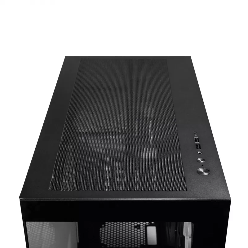 Chieftec Vista Max GX-30B-OP Vidēja torņa ATX korpuss ar 4x ARGB ventilatoriem un rūdītu stiklu, Melns