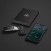Chipolo LOOP Mercedes – uzlādējams Bluetooth izsekotājs ar silikona cilpu iOS un Android ierīcēm, melns