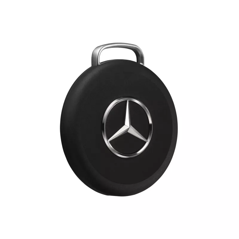 Chipolo LOOP Mercedes – uzlādējams Bluetooth izsekotājs ar silikona cilpu iOS un Android ierīcēm, melns