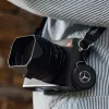 Chipolo LOOP Mercedes – uzlādējams Bluetooth izsekotājs ar silikona cilpu iOS un Android ierīcēm, melns
