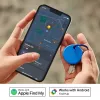 Chipolo POP – Bluetooth izsekotājs ar nomaināmu bateriju iOS un Android ierīcēm, 4 komplekts - melns, balts, sarkans, zils