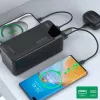 CHOETECH B732 Power Bank 50000 mAh 22.5W PD & QC - Melns