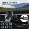 CHOETECH T204-F Magnetic Car Holder with 15W Wireless Charging - Black