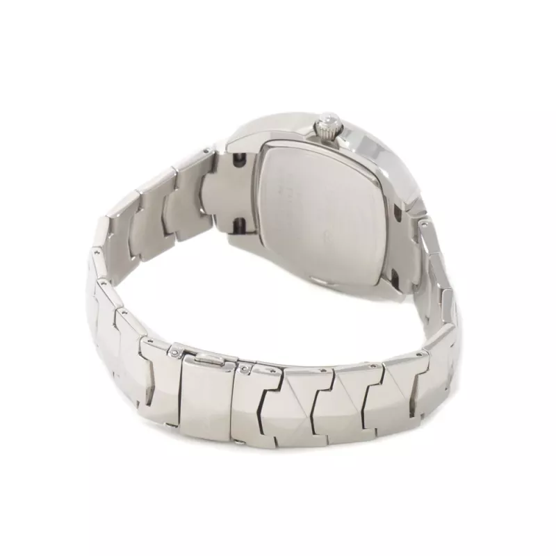 CHRONOTECH CT2188L-02M Vīriešu analogais kvarca pulkstenis 41mm Nerūsējošais tērauds Melns ciparnīca Sudraba aproce
